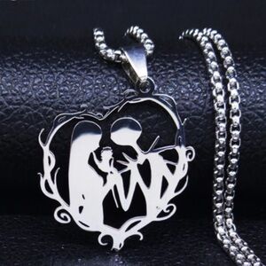 Nightmare Before Christmas Sally Jack Necklace